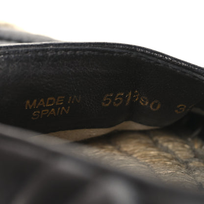 Gucci Nappa Matelasse GG Marmont Espadrilles 38 Black 7 of 10
