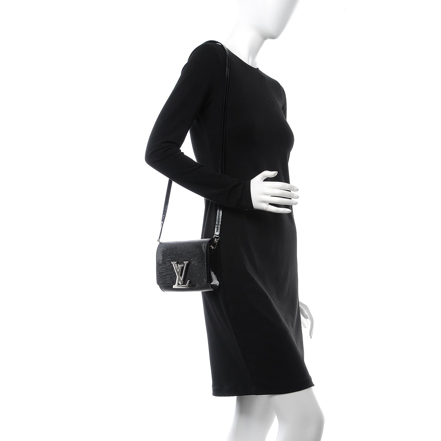 Louis Vuitton Electric Epi Louise Strap PM Black 2 of 7