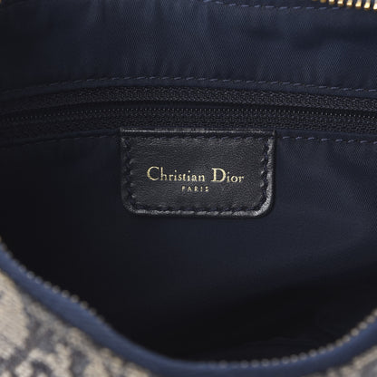 Christian Dior Monogram Saddle Pochette Blue 5 of 10