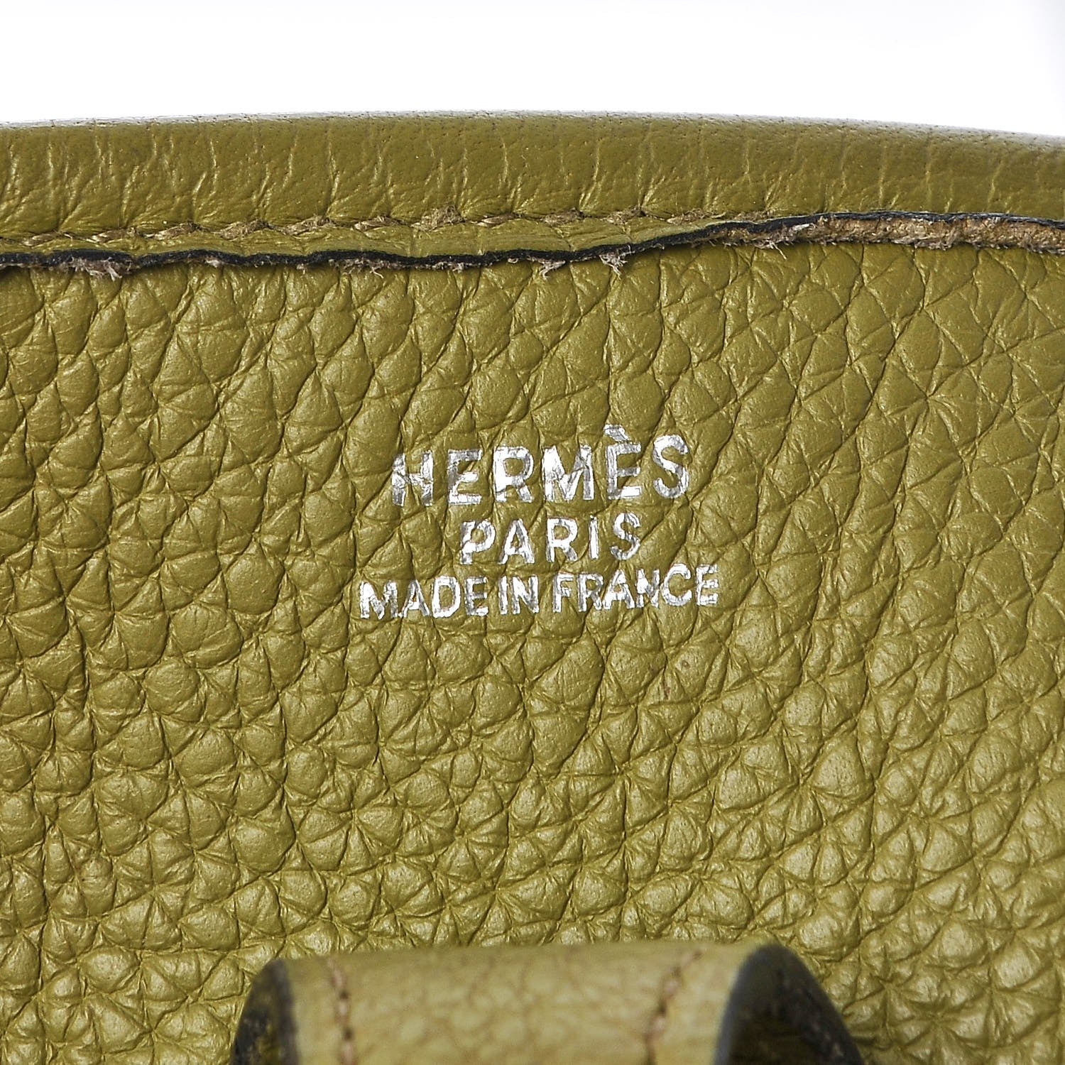 Hermes Taurillon Clemence Evelyne II PM Vert Chartreuse 7 of 8
