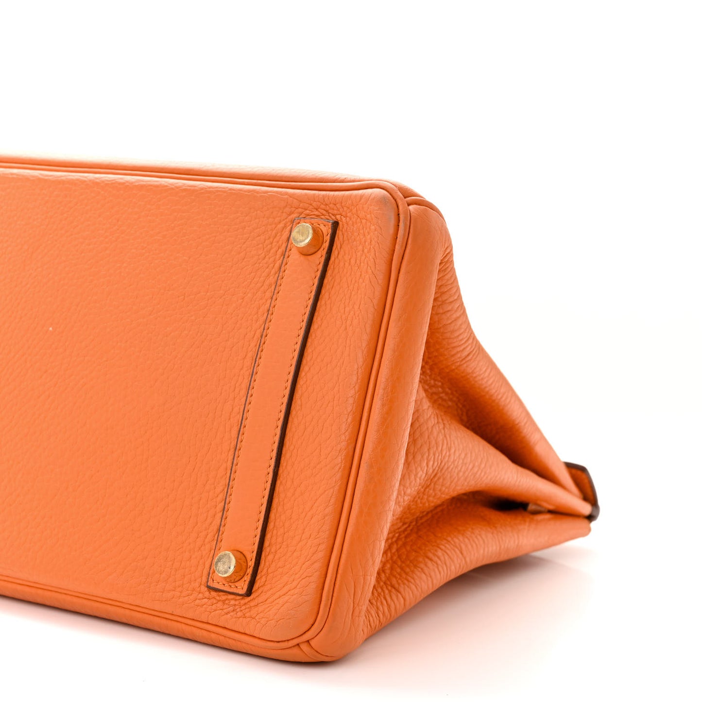 Taurillon Clemence Birkin 35 Orange