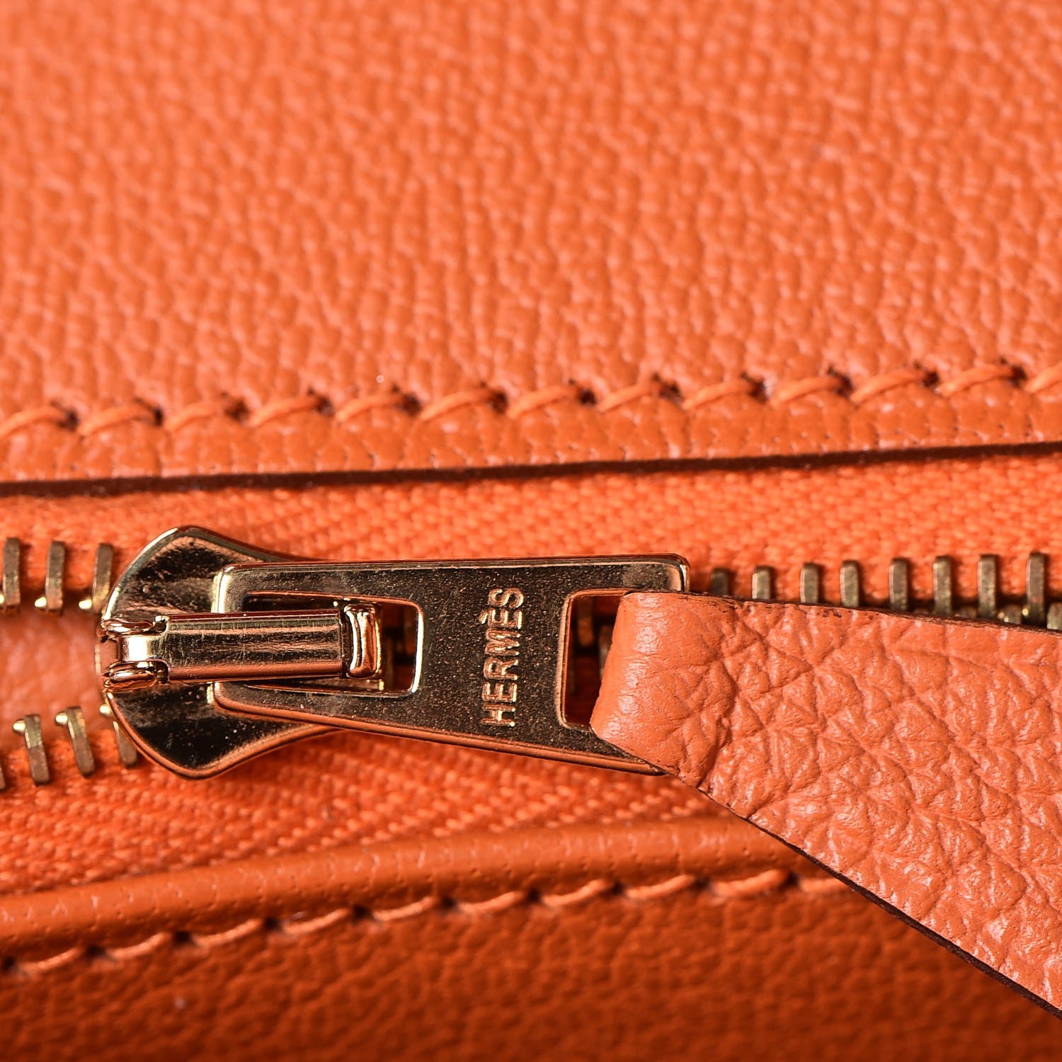 Hermes Togo Birkin 30 Orange 11 of 38