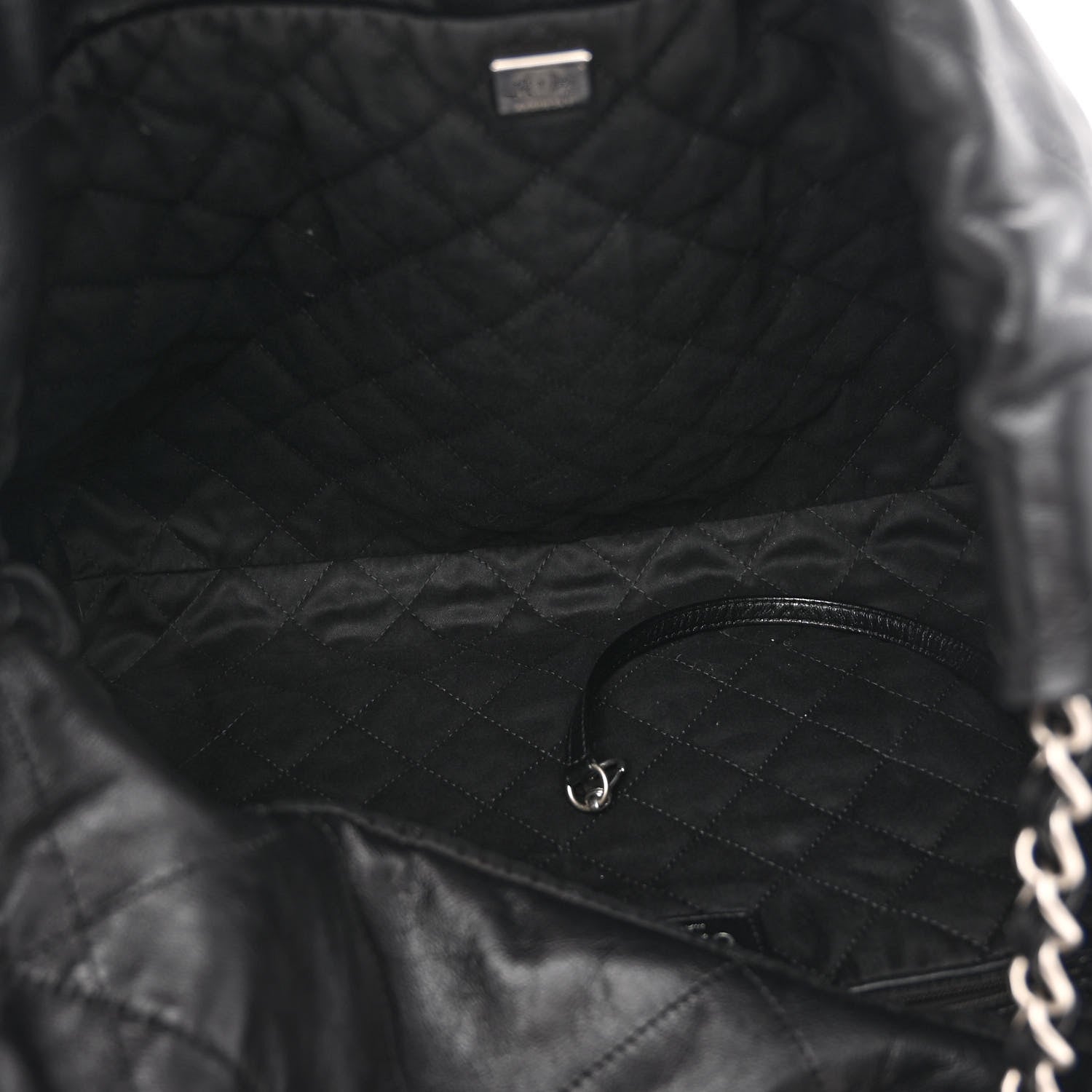 Chanel Shiny Calfskin Quilted Chanel 22 Black 6 of 10