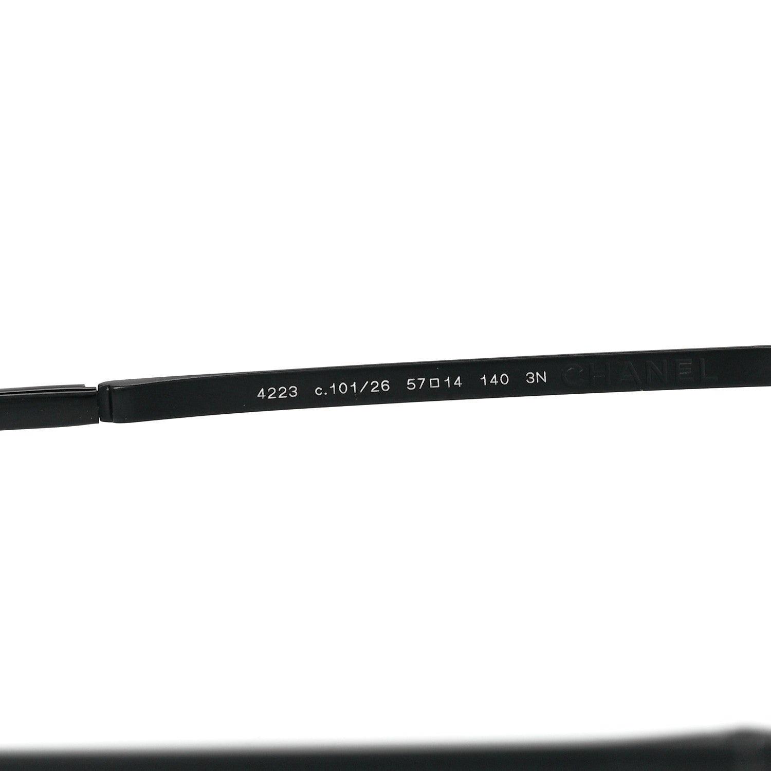 Chanel Pilot Summer Aviator Sunglasses 4223 Black 5 of 8