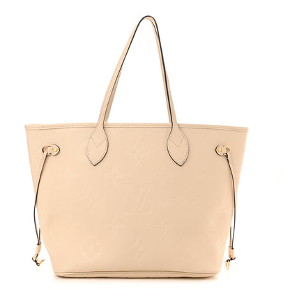 Louis Vuitton Empreinte Monogram Giant Neverfull MM Cream 3 of 11
