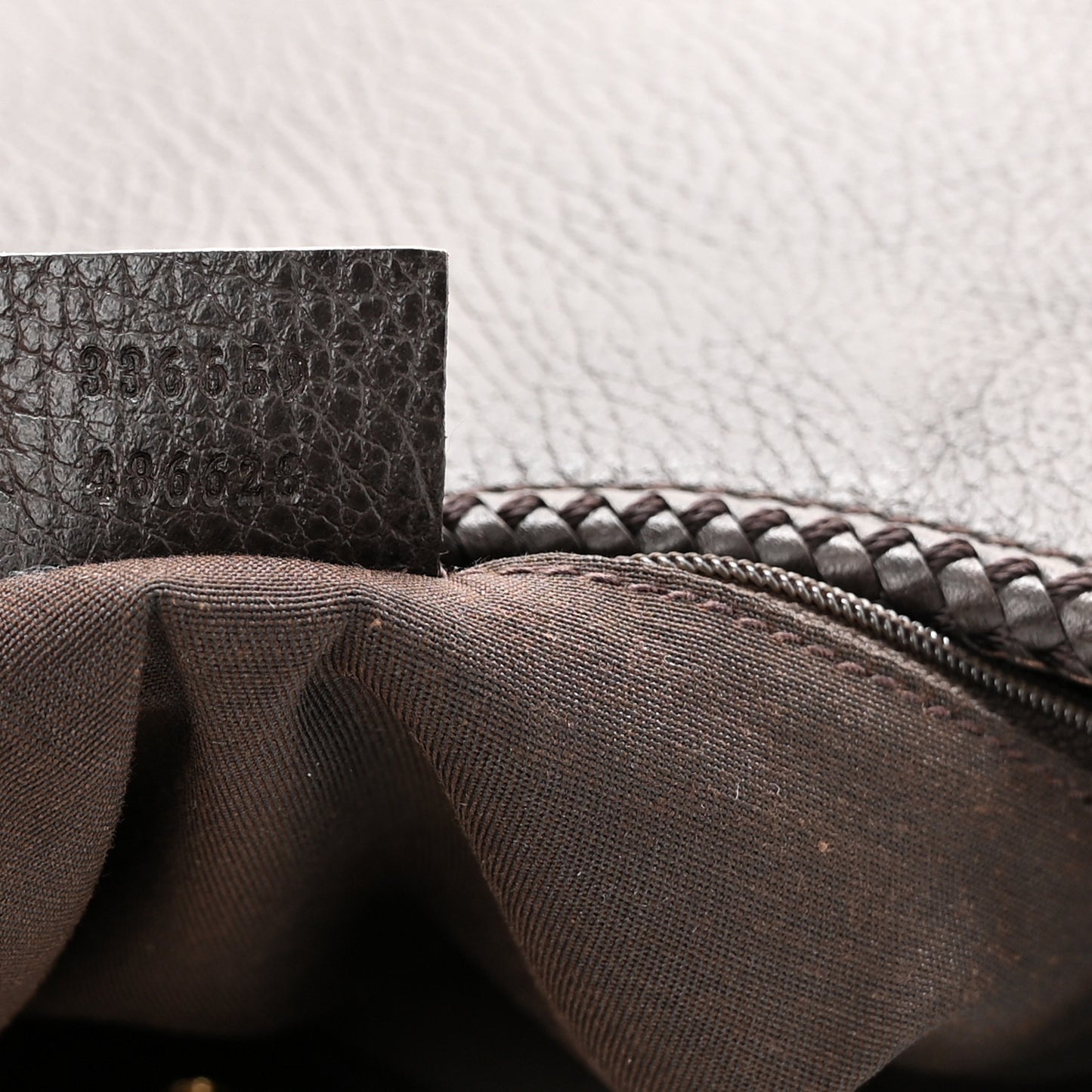 Pebbled Calfskin Medium Marrakech Hobo Dark Brown
