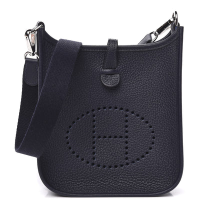Hermes Taurillon Clemence Evelyne TPM Bleu Nuit 1 of 11