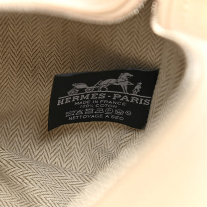 Hermes Canvas Small Bride-A-Brac Pouch Natural 6 of 6