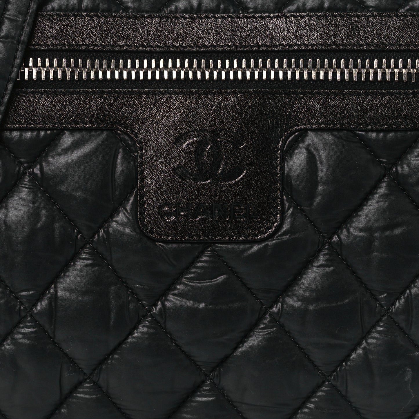 Nylon Small Coco Cocoon Messenger Bag Black