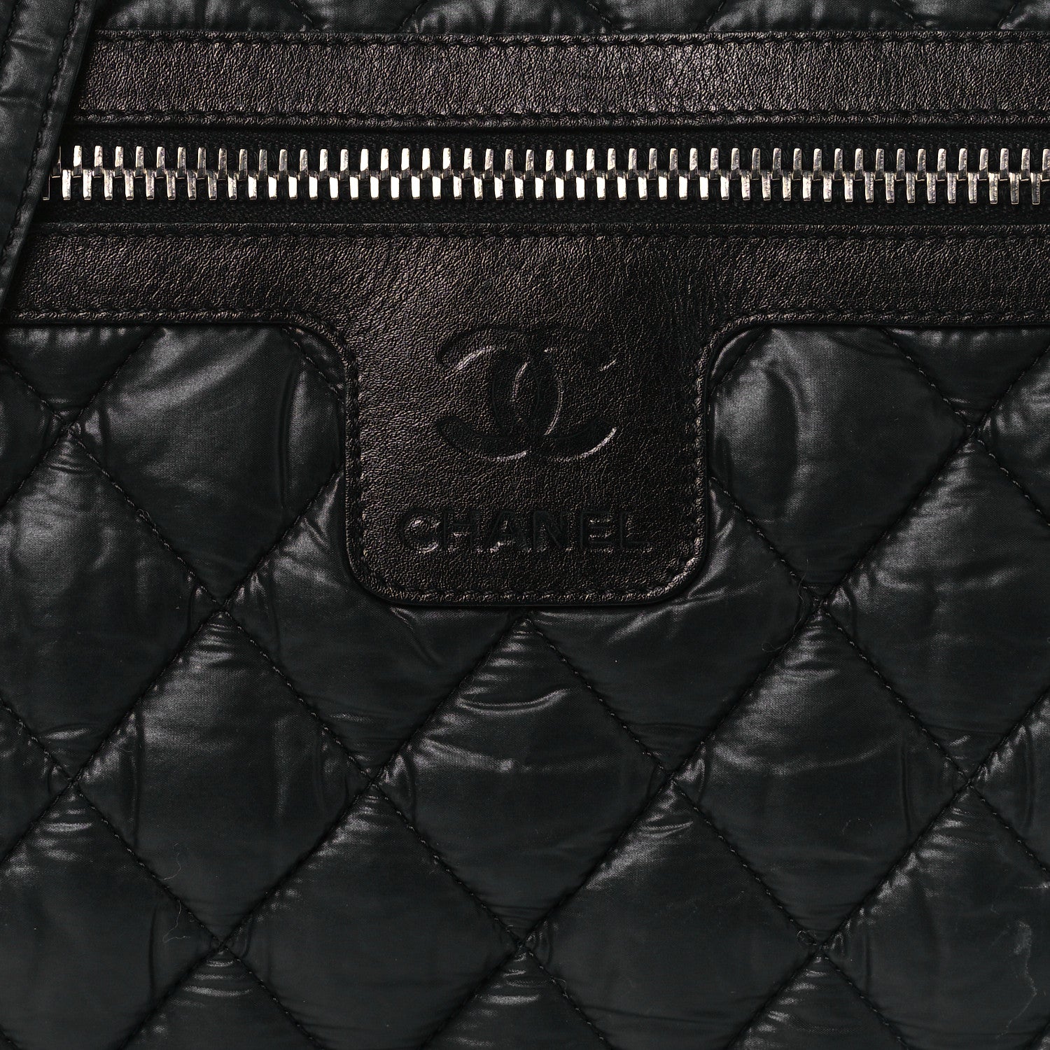 Chanel Nylon Small Coco Cocoon Messenger Bag Black 8 of 11