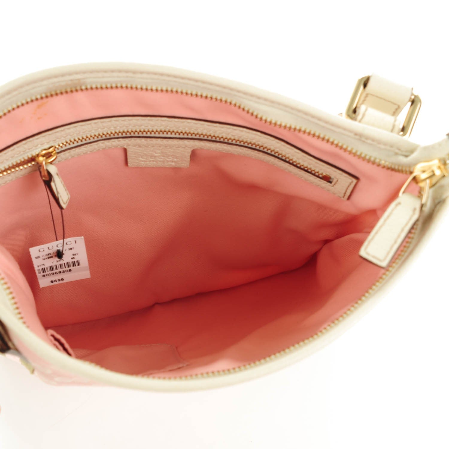 Gucci Monogram Web Jolicoeur Charms Messenger Pink 5 of 9
