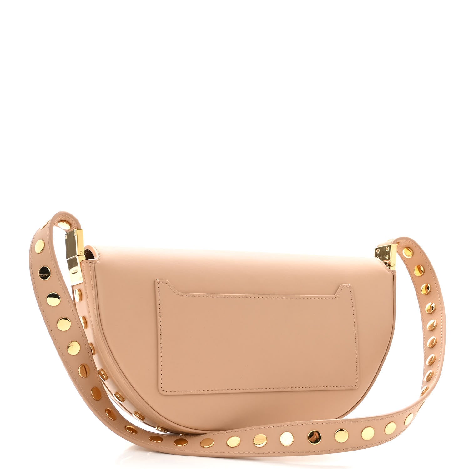 Burberry Calfskin Studded Small Olympia Shoulder Bag Cool Beige 3 of 9