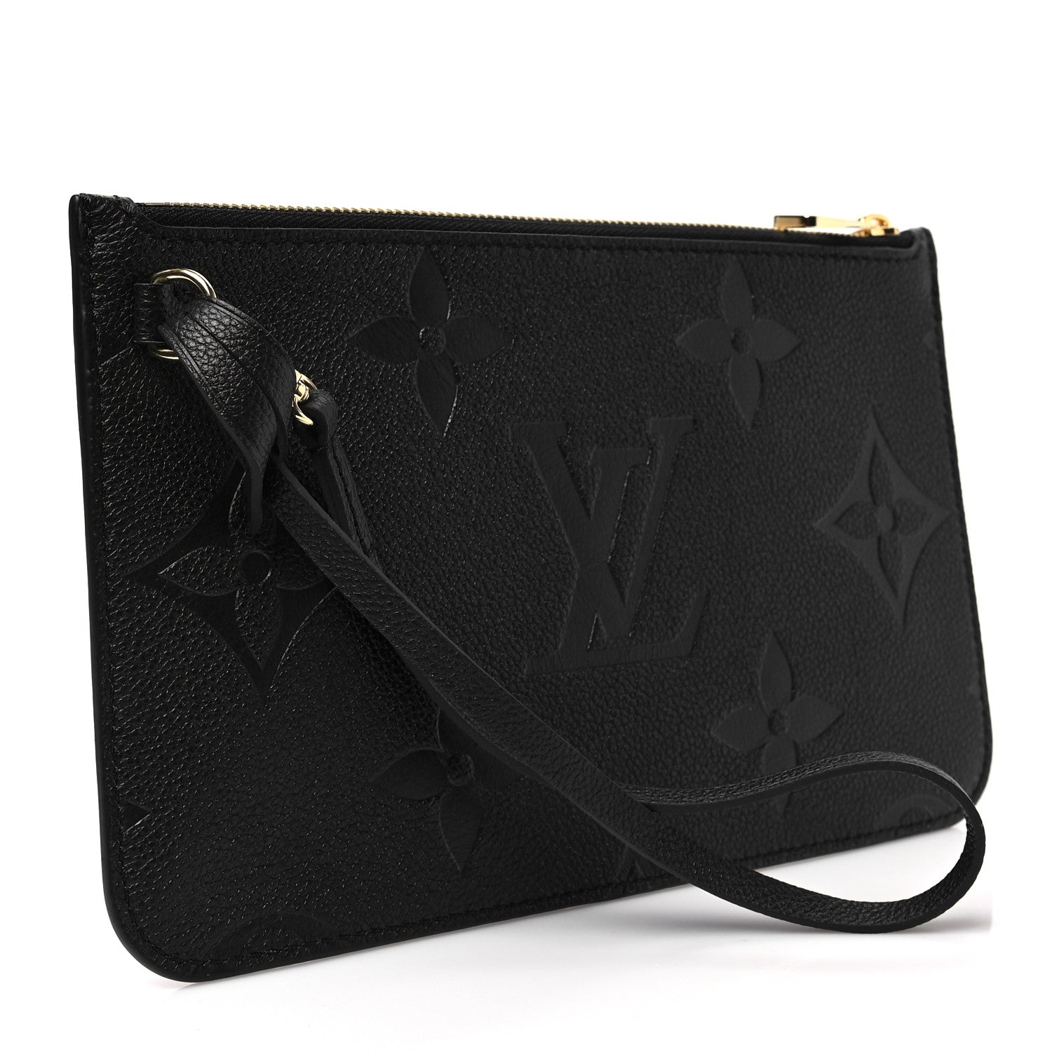 Louis Vuitton Empreinte Monogram Giant Neverfull MM Pochette Black 3 of 6