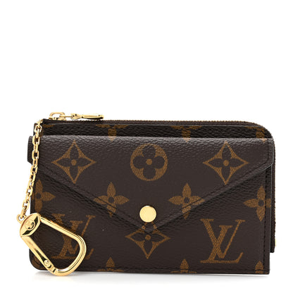 Louis Vuitton Monogram Recto Verso Card Holder Black 1 of 7