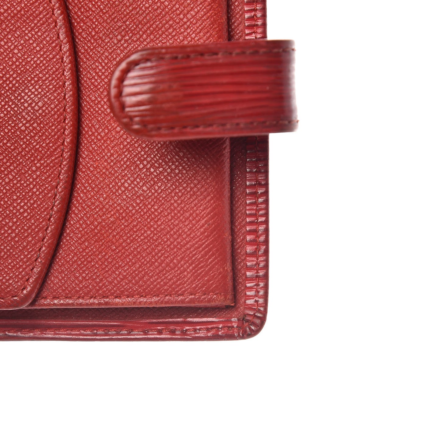Epi Porte Billets Compact Wallet Red