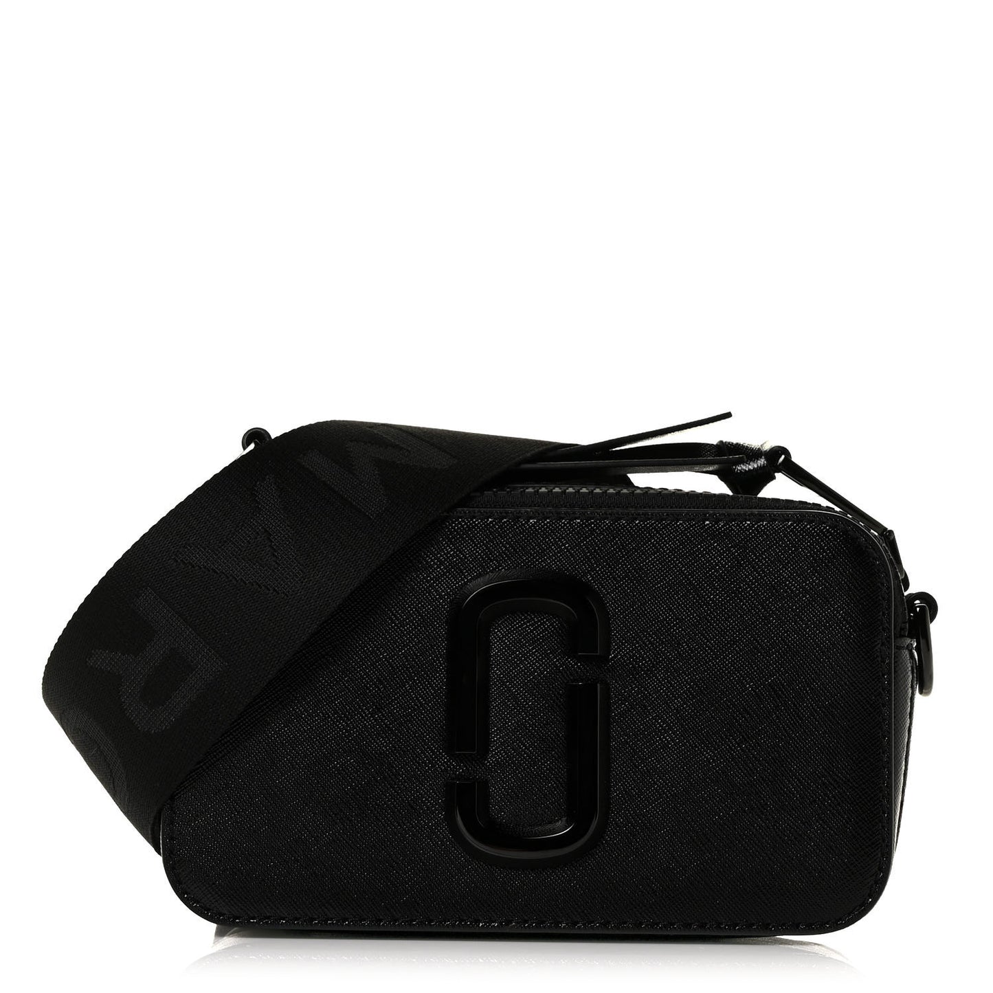 Saffiano Small Snapshot Camera Bag Black
