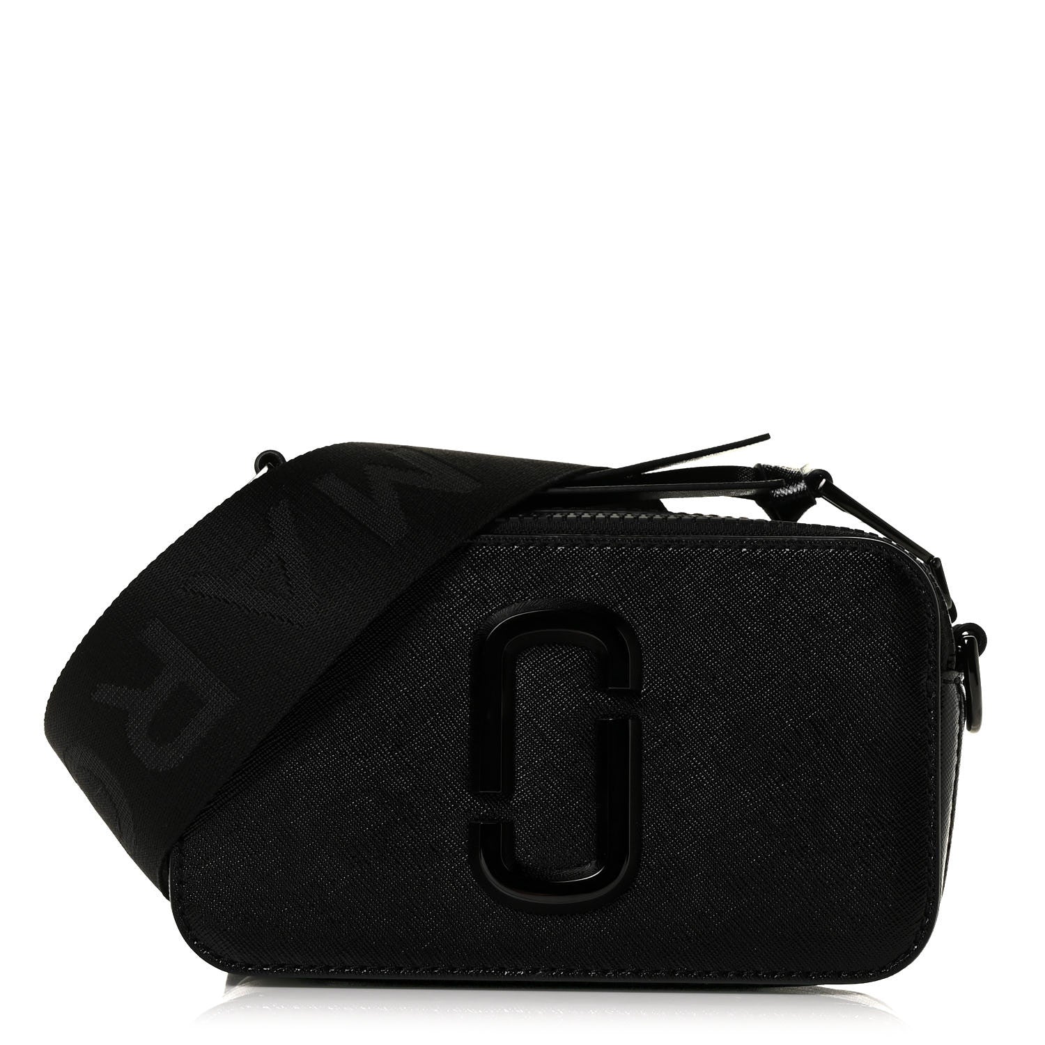 Marc Jacobs Saffiano Small Snapshot Camera Bag Black 1 of 7