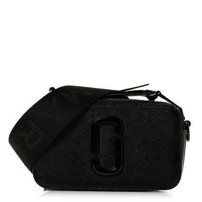 Marc Jacobs Saffiano Small Snapshot Camera Bag Black 1 of 7