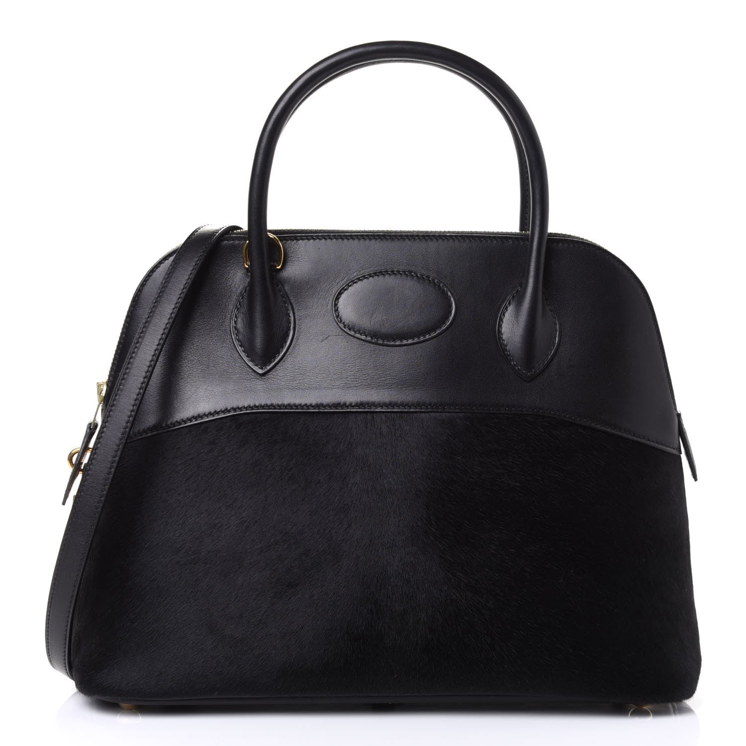Hermes Pony Hair Bolide 31 Black 1 of 4