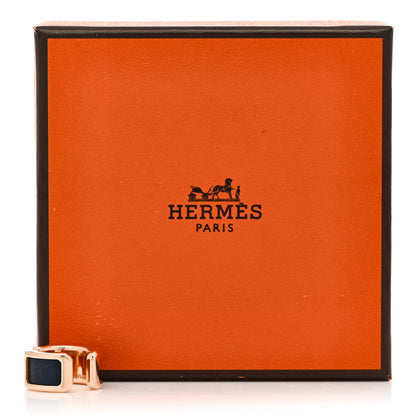 Hermes Box Olympe Ear Cuff PM Bleu De Prusse 5 of 5