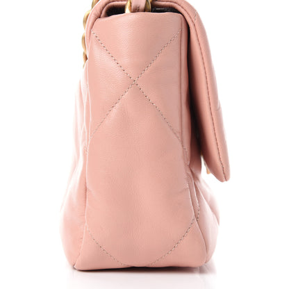 Chanel Goatskin Quilted Medium 19 Flap Light Pink 9 of 18