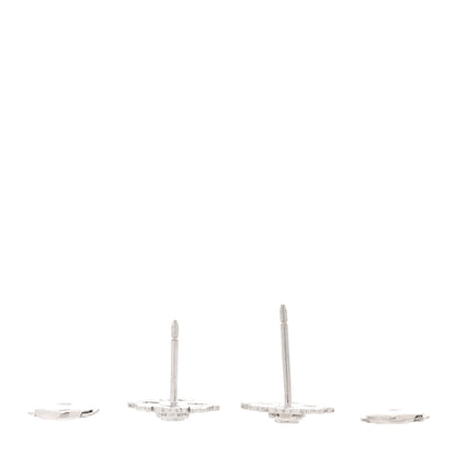 Buccellati 18K White Gold Diamond Opera Earrings 3 of 6
