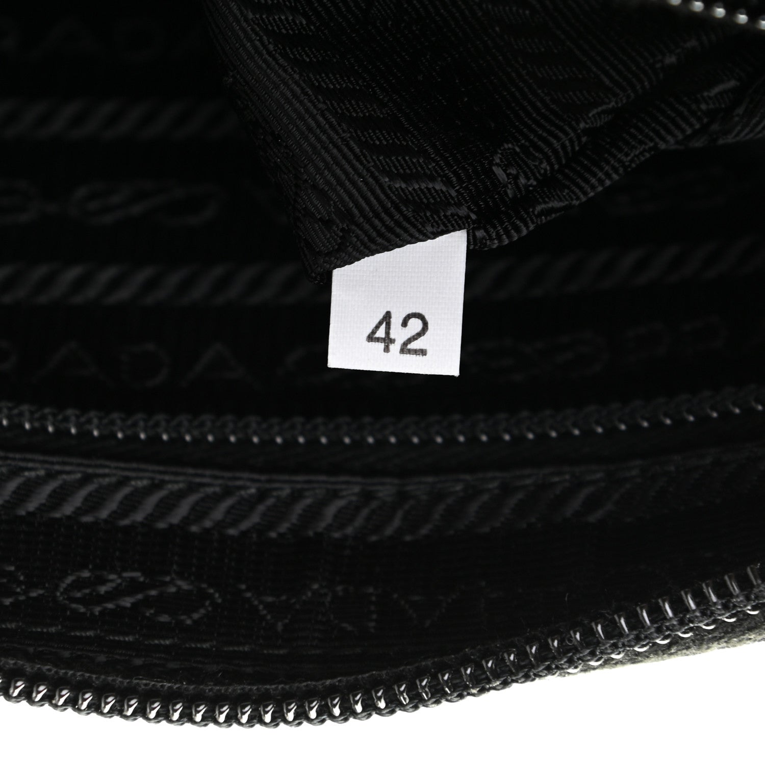 Prada Re-Nylon Vela Pouch Black 8 of 8