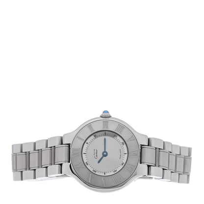 Cartier Stainless Steel 28mm Must De 21 Quartz Watch 2 of 4