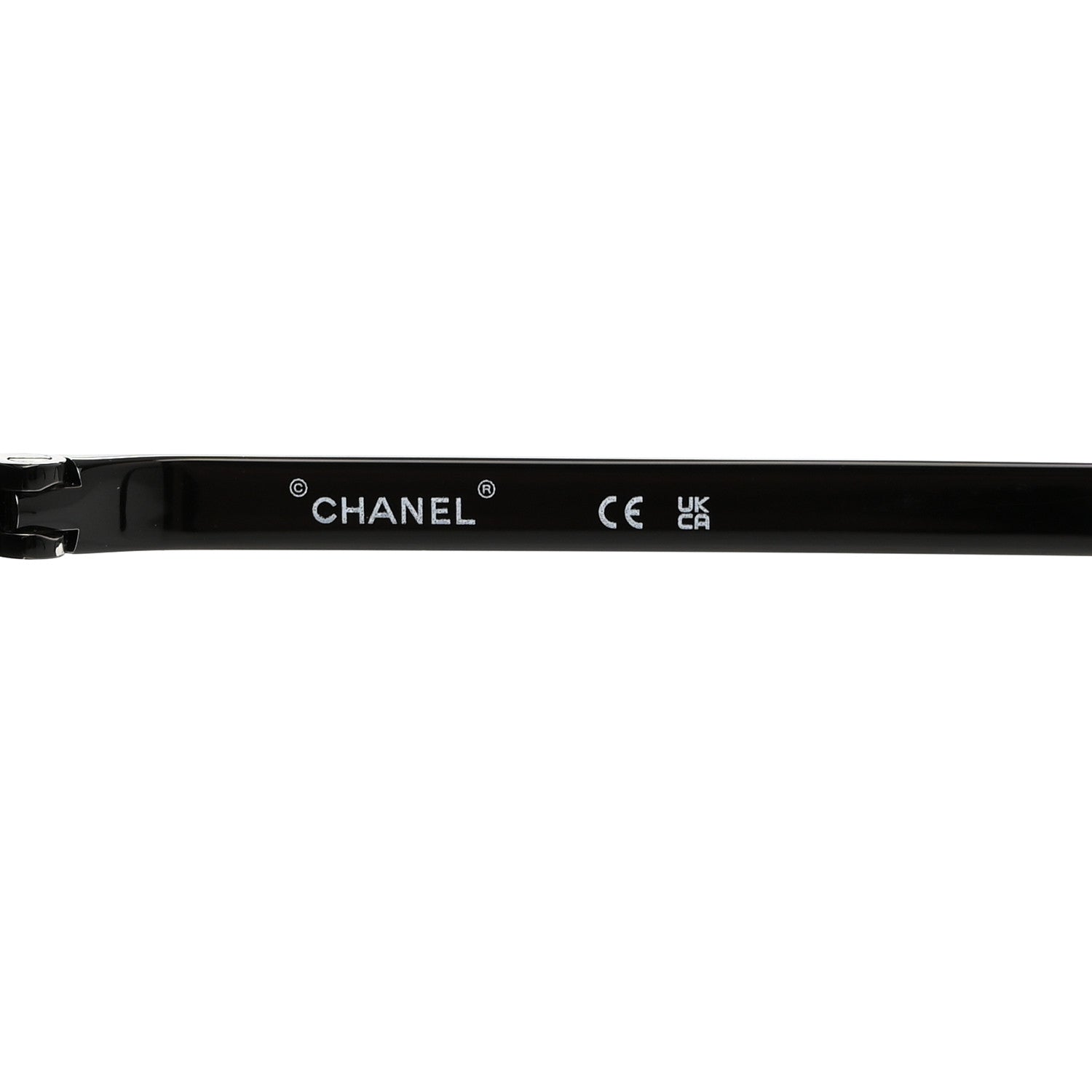 Chanel Metal Logo Sunglasses 71542 Black 6 of 8