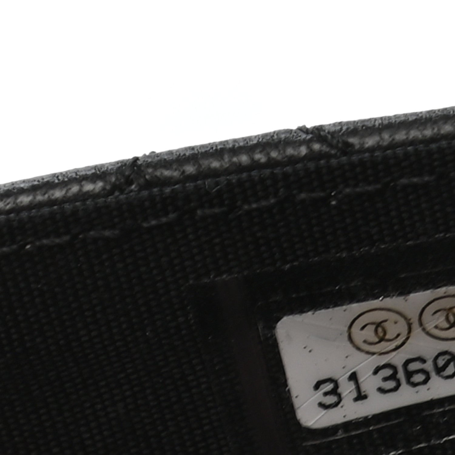 Chanel Lambskin Quilted Chanel 19 Flap Card Holder Black 7 of 9