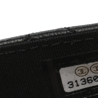 Chanel Lambskin Quilted Chanel 19 Flap Card Holder Black 7 of 9