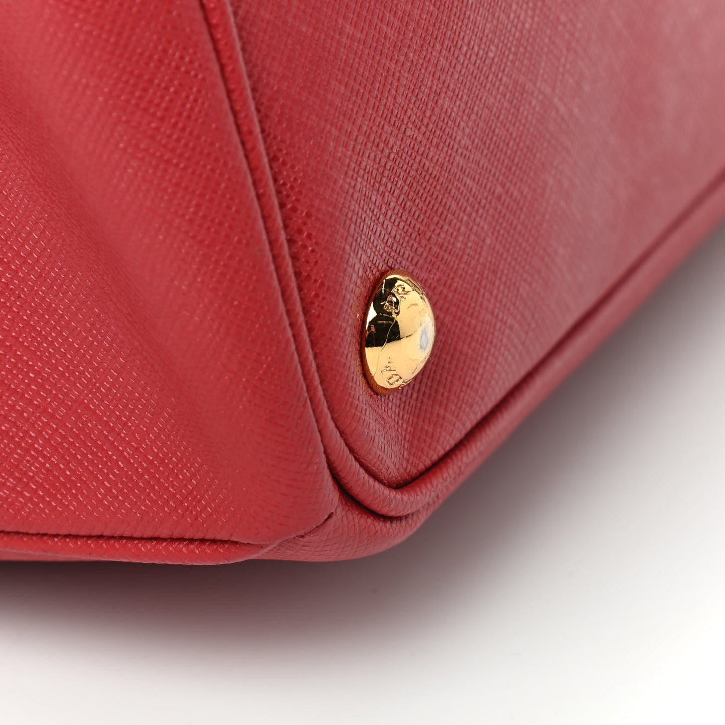 Saffiano Large Galleria Double Zip Tote Fuoco