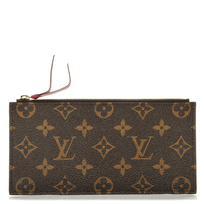 Louis Vuitton Monogram Felicie Chain Wallet Zippered Insert 1 of 6