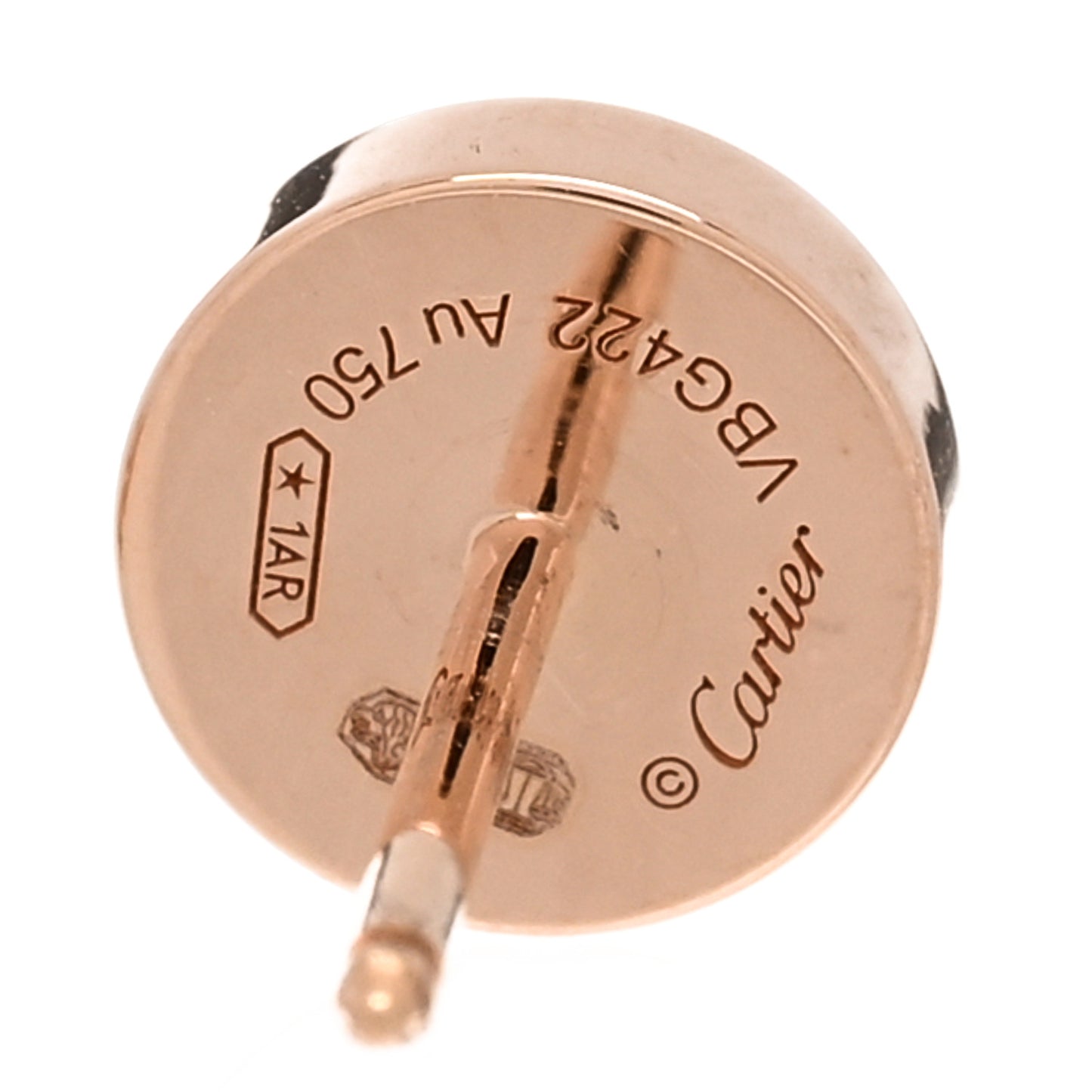 18K Pink Gold LOVE Earrings