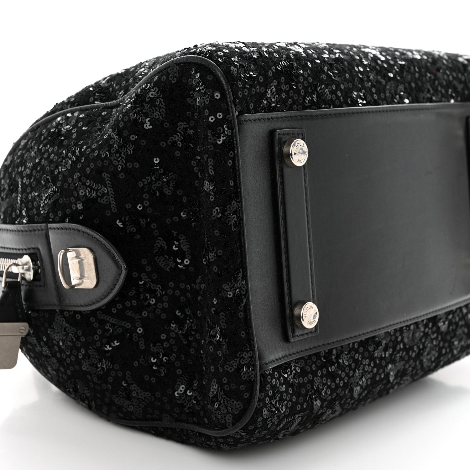 Louis Vuitton Sequin Monogram Sunshine Express Speedy Black 10 of 15