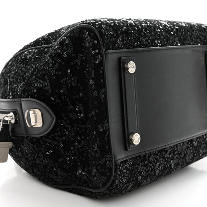 Louis Vuitton Sequin Monogram Sunshine Express Speedy Black 10 of 15