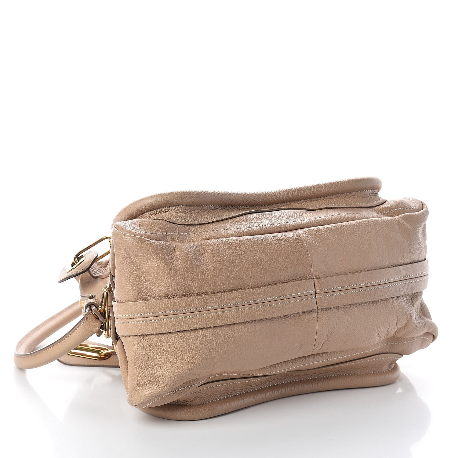 Chloe Calfskin Medium Paraty Biscotti Beige 4 of 9