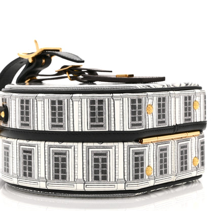 Louis Vuitton X FORNASETTI Calfskin Architettura Petite Boite Chapeau White Black 8 of 9