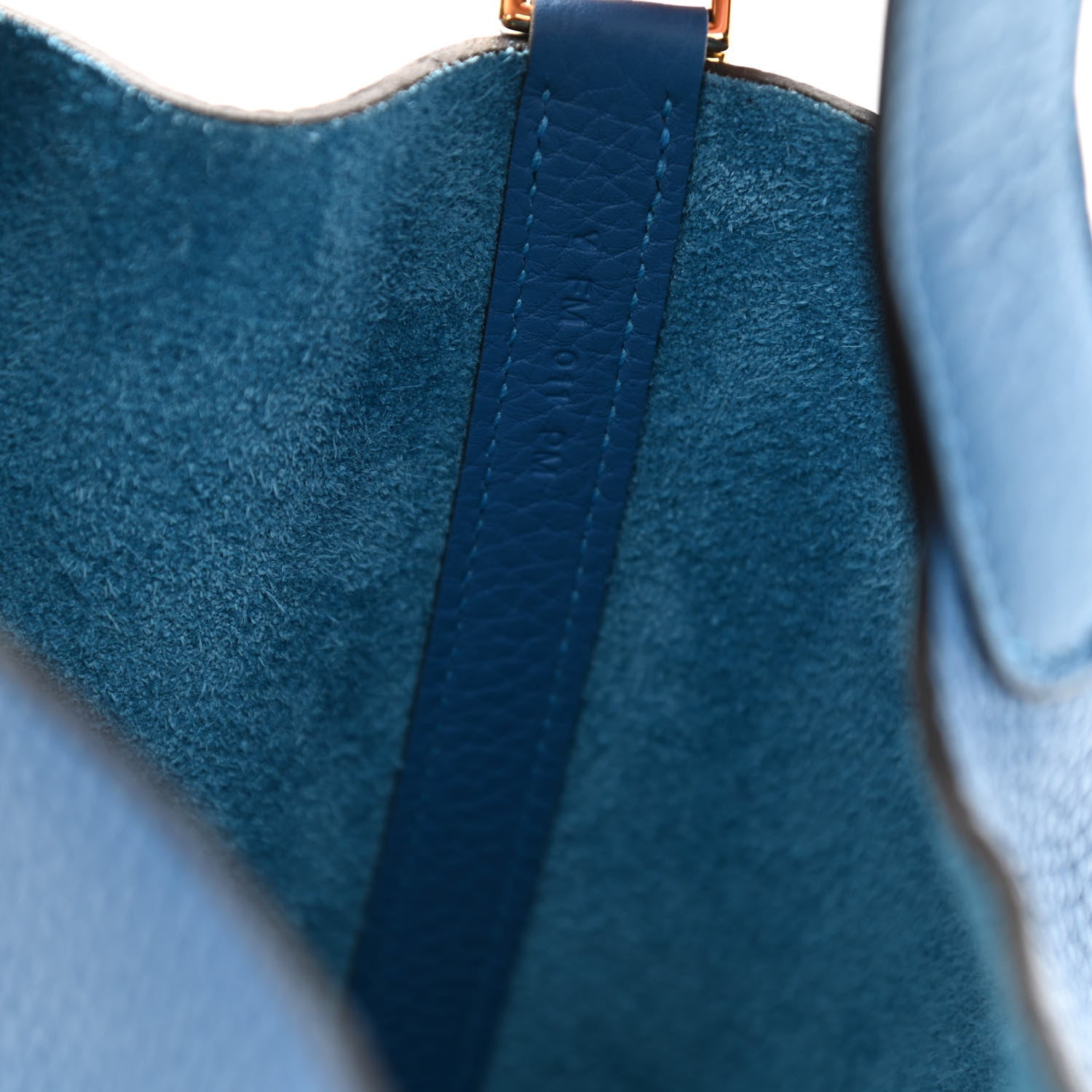 Hermes Taurillon Clemence Picotin Lock 22 MM Mykonos 5 of 9