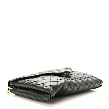 Bottega Veneta Nappa Intrecciato Envelope Pouch Black 4 of 8