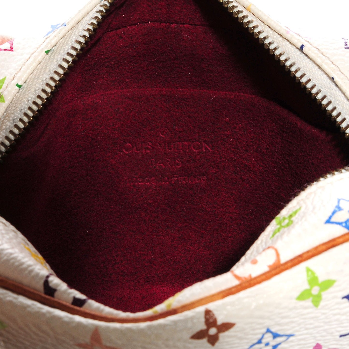 Monogram Multicolor Trousse Wapity White