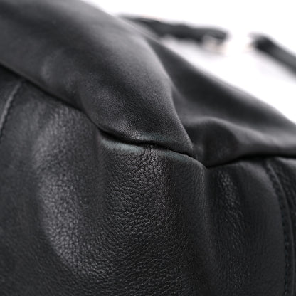 Prada Vitello Daino Flap Shoulder Bag Black 11 of 19