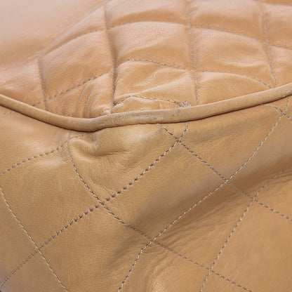 Chanel Lambskin Quilted Tote Beige 16 of 19