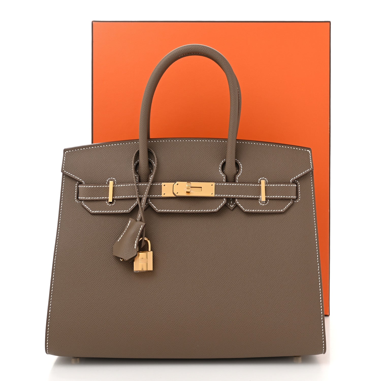 Hermes Epsom Birkin Sellier 30 Etoupe 11 of 11