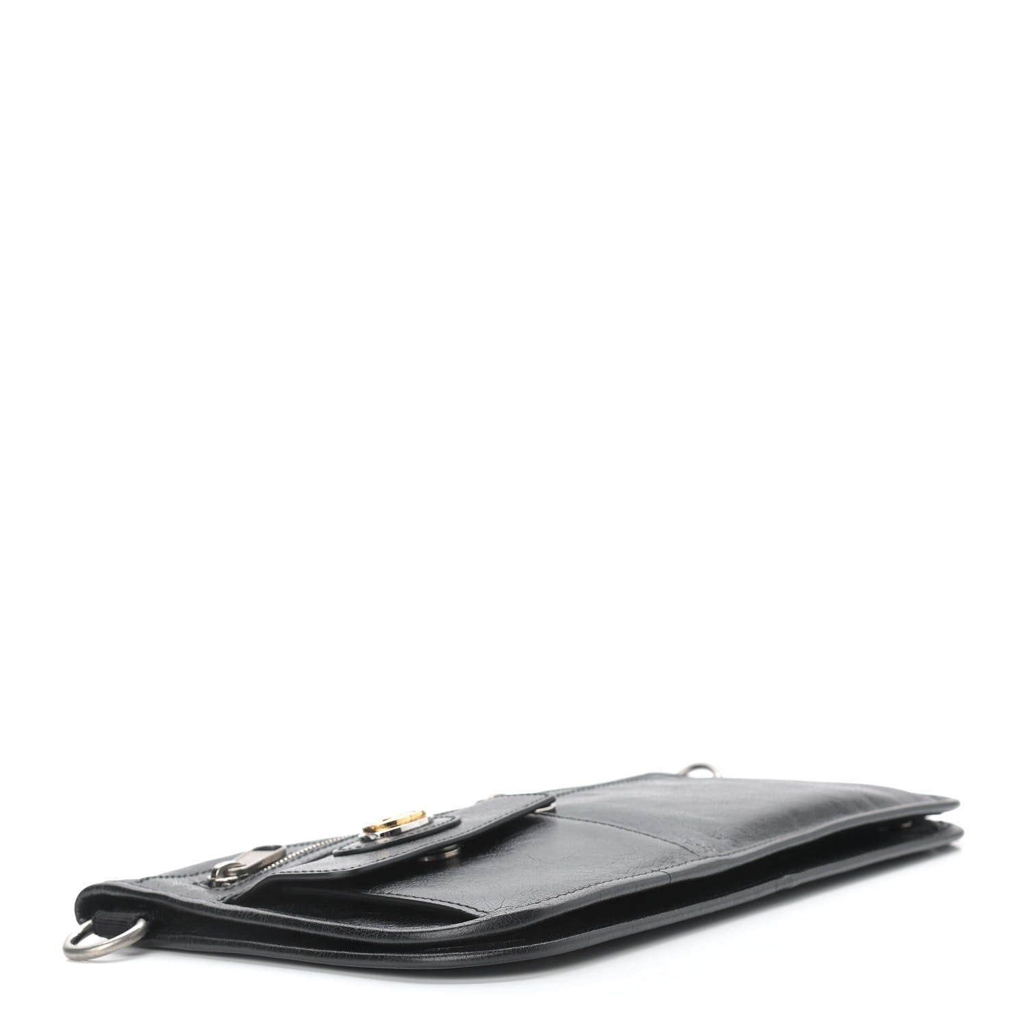Gucci Fluffy Calfskin Morpheus Messenger Bag Black 3 of 10