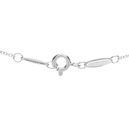 Tiffany Sterling Silver Diamond .05ct Elsa Peretti Diamonds by the Yard Pendant Necklace 4 of 4