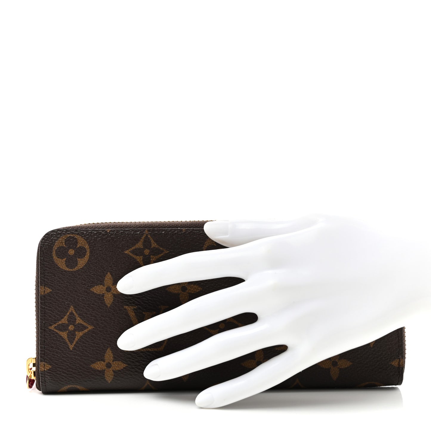 Monogram Clemence Wallet Fuchsia