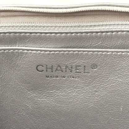 Chanel Metallic Lambskin Quilted Snake Chain 2.55 Reissue Flap Silver 6 of 13