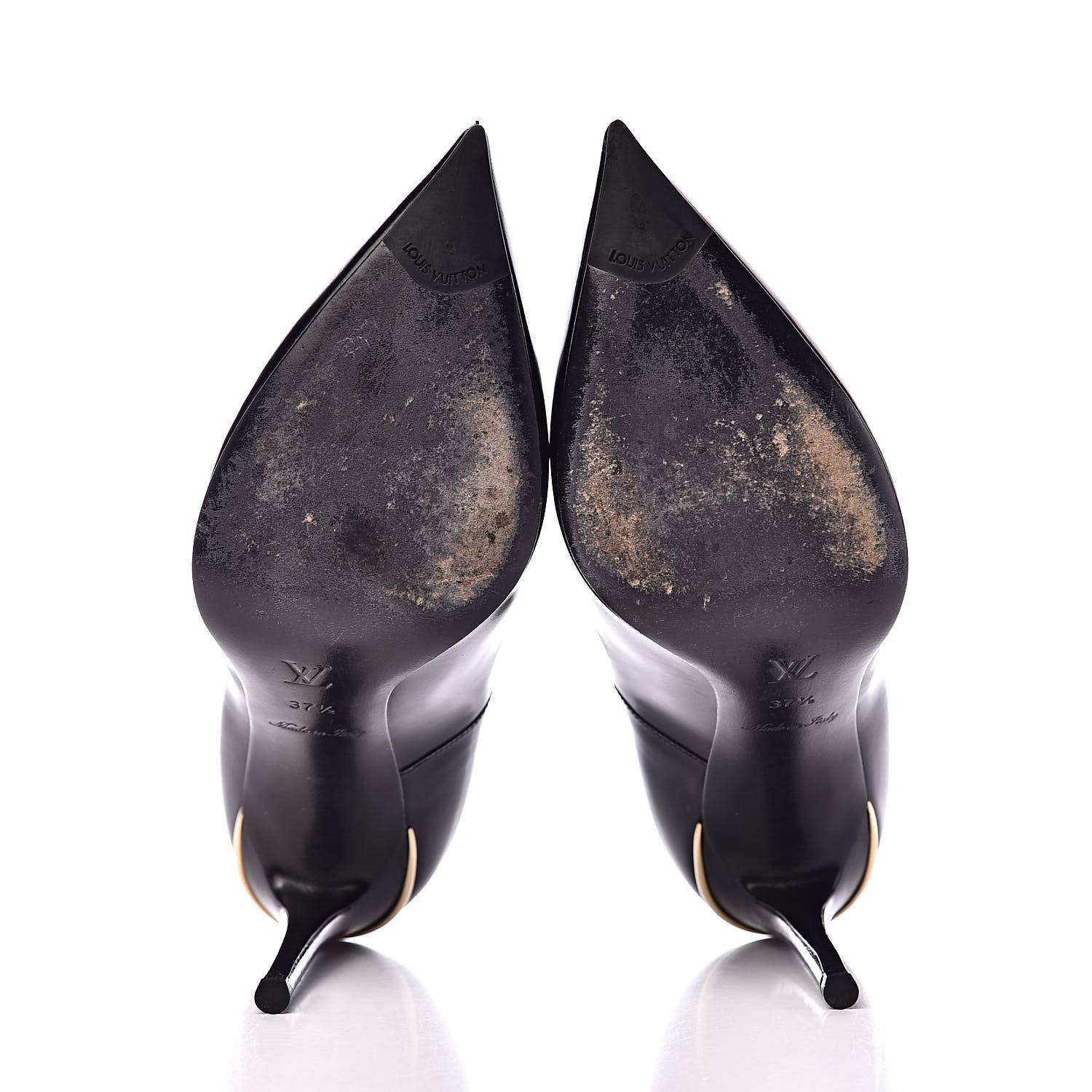 Louis Vuitton Calfskin Eyeline Pumps 37.5 Black 5 of 11