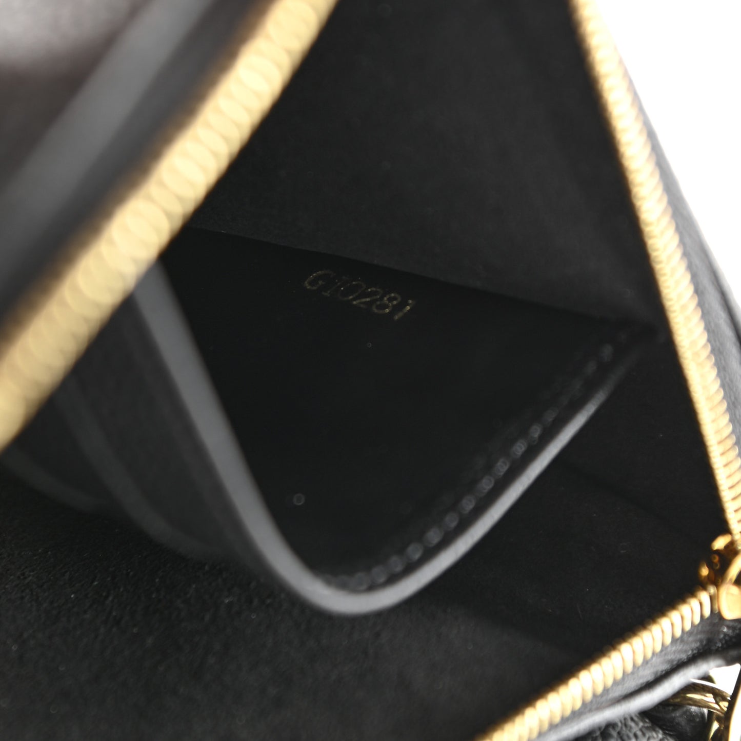 Empreinte Double Zip Pochette Black